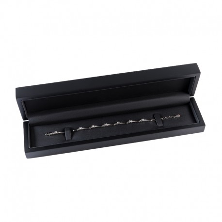 ESTUCHE MADERA PULSERA NEGRO 250X37X32 mm CU-5-N