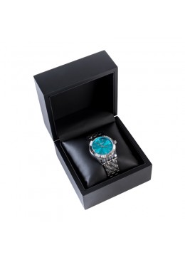 ESTUCHE MADERA RELOJ NEGRO 110x110x80 mm CU-6-N