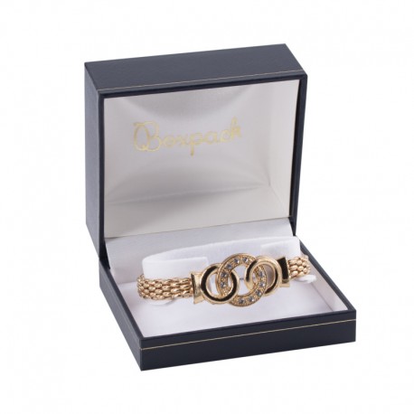 Estuche azul forrado de polipiel para armis de joyeria bisuteria y joyas J-19-A-A