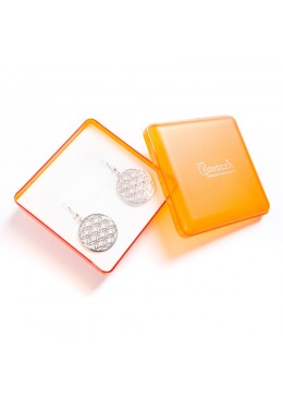 Cajita de plastico para juego de colgante y pendientes de joyeria y bisuteria A-5