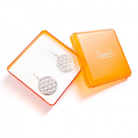 Cajita de plastico para juego de colgante y pendientes de joyeria y bisuteria A-5
