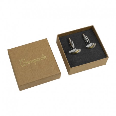 Caja de carton para gemelos de joyeria bisuteria y joyas N61G