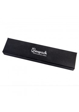 Caja de carton negra para pulsera extendida de joyeria y bisuteria EP-51