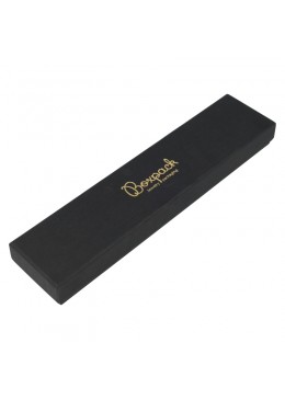 Caja de carton negra para pulsera extendida de joyeria y bisuteria 235x54x26 mm EP-51-N