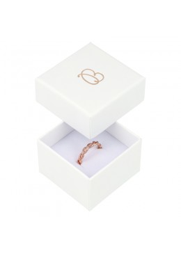 Caja de cartón para sortija o pendientes de joyeria y bisuteria IP-42