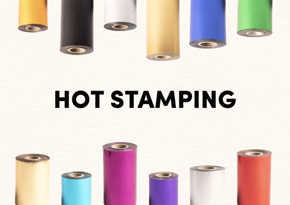 Hot stamping termoimpresión cajas personalizadas