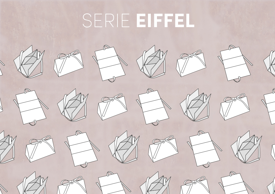 Cajas de cartón automontables serie Eiffel
