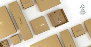 Packaging sostenible para joyería