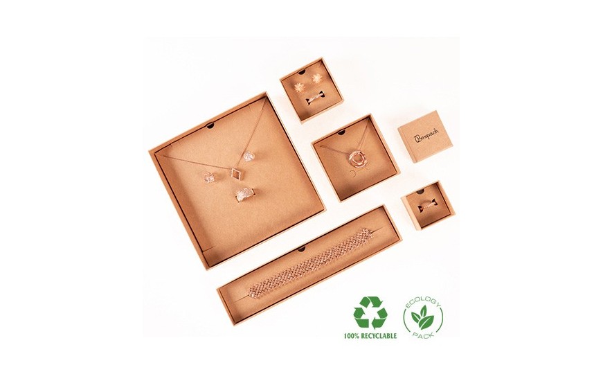 Cajas de cartón ecológicas personalizables joyería, bisutería joyas S.L.